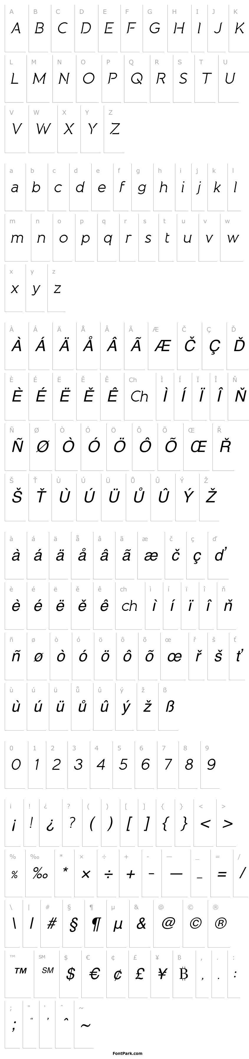 Přehled Natura Play Italic