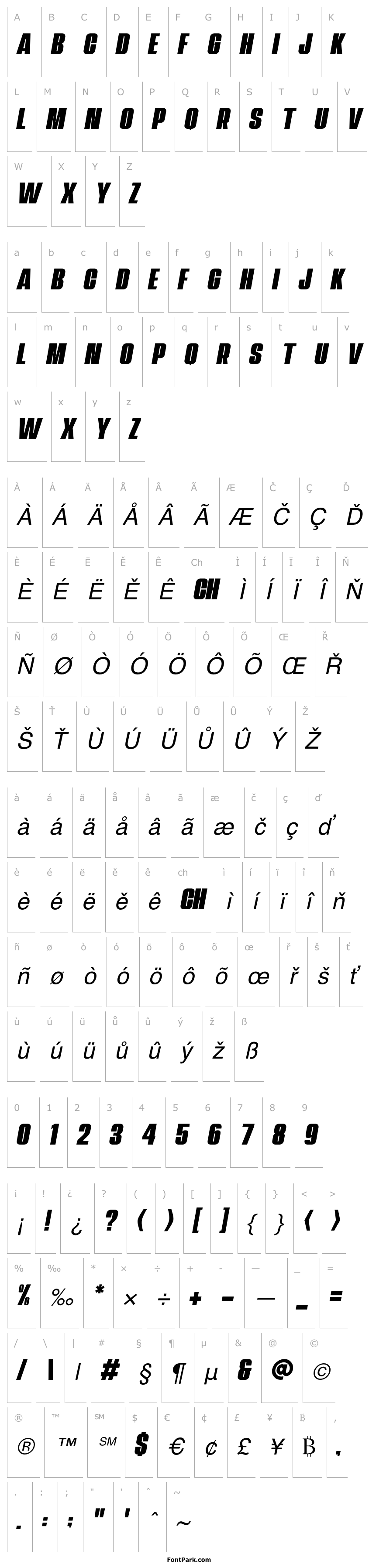 Overview NavadaItalicDemo-Italic
