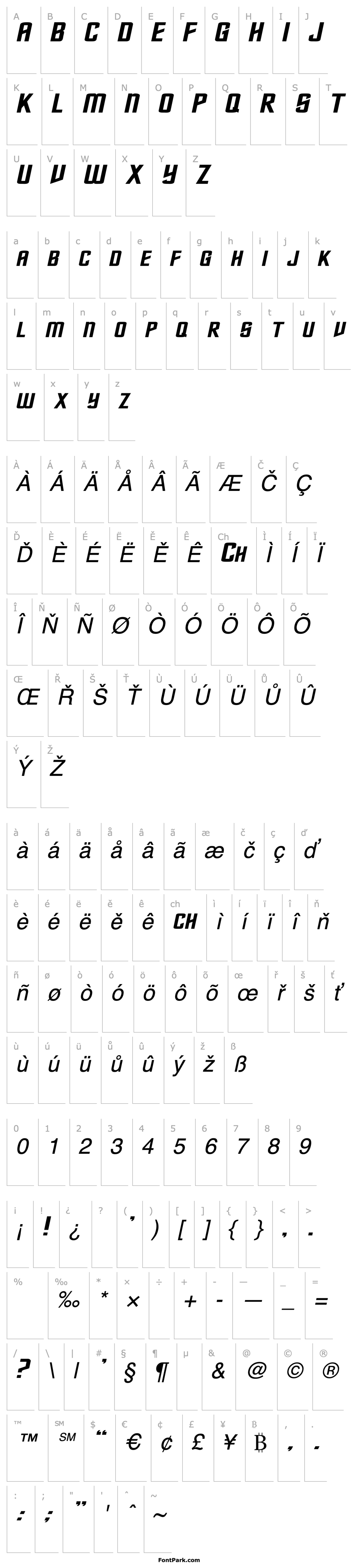 Overview NebulaExtended Italic