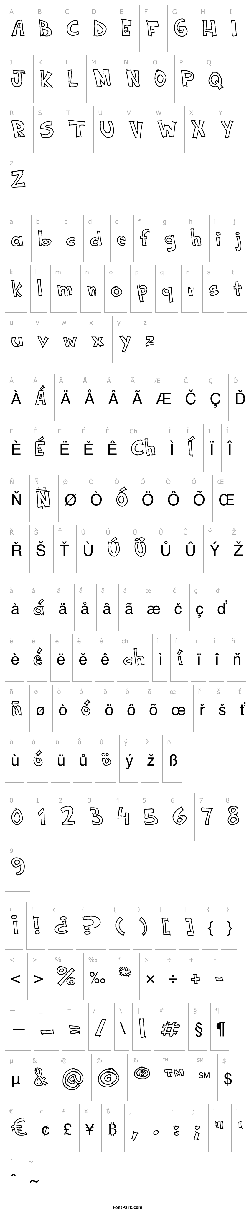 Přehled NeNe_WeNo Width HandWrite