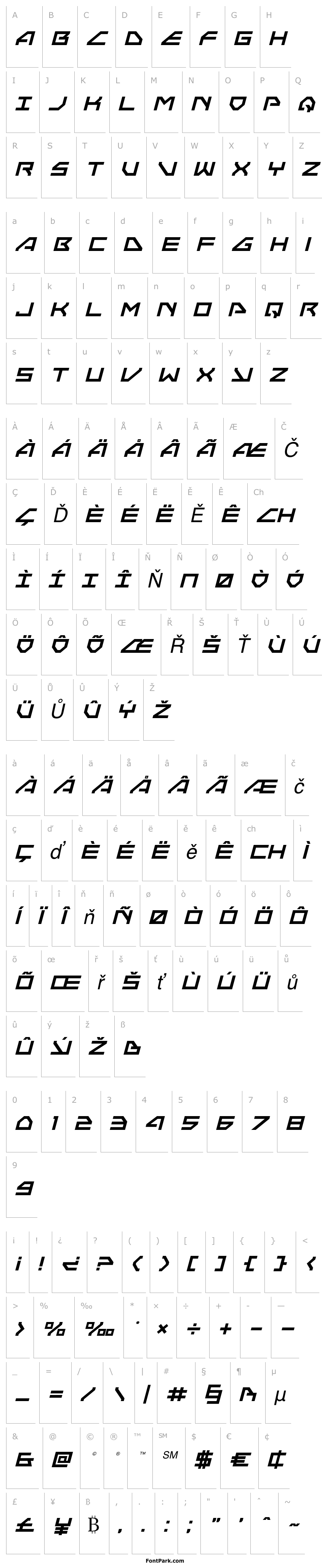 Overview Neo-Navy Italic