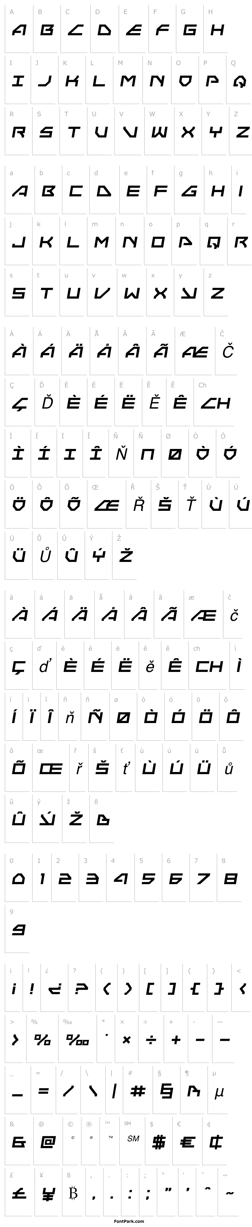 Overview Neo-Navy Semi-Italic