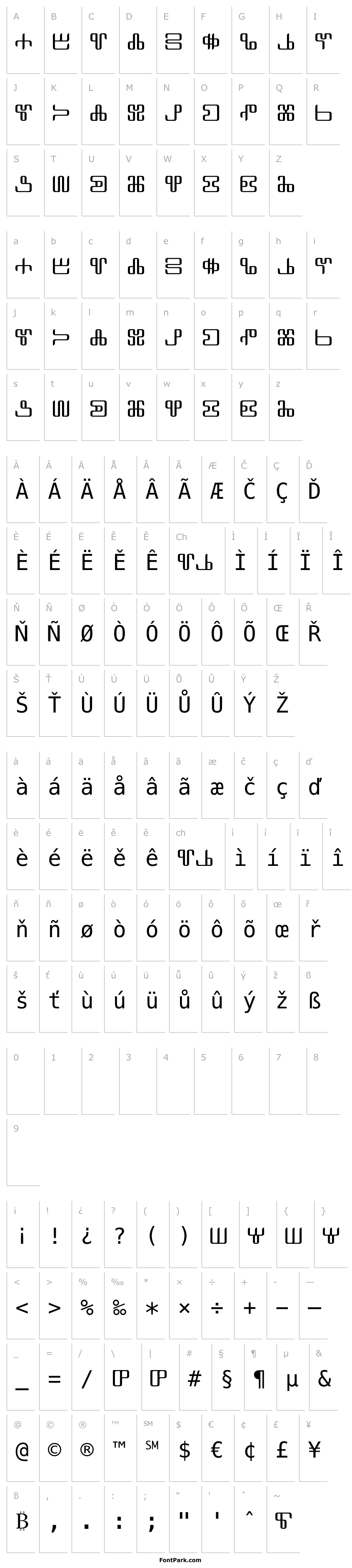 Přehled Neoglagolitic