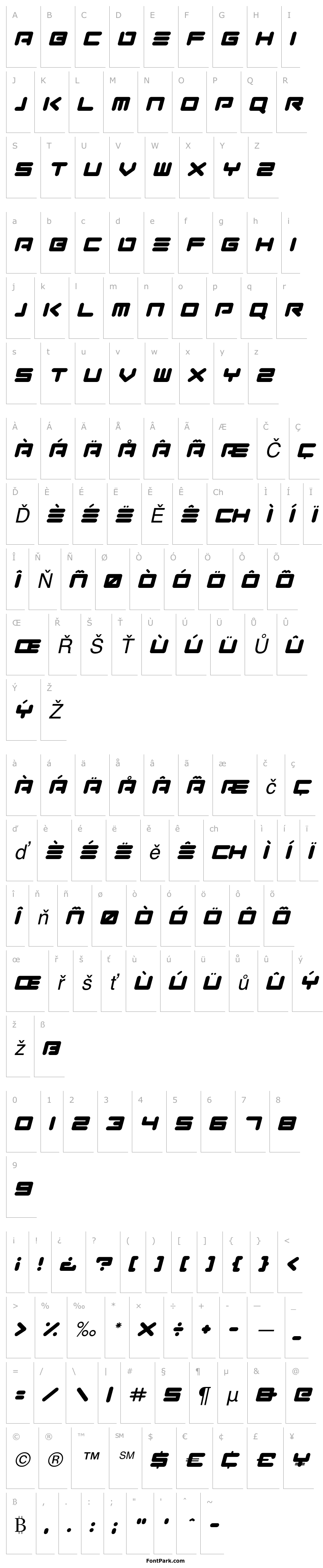Přehled Neon Robot Italic