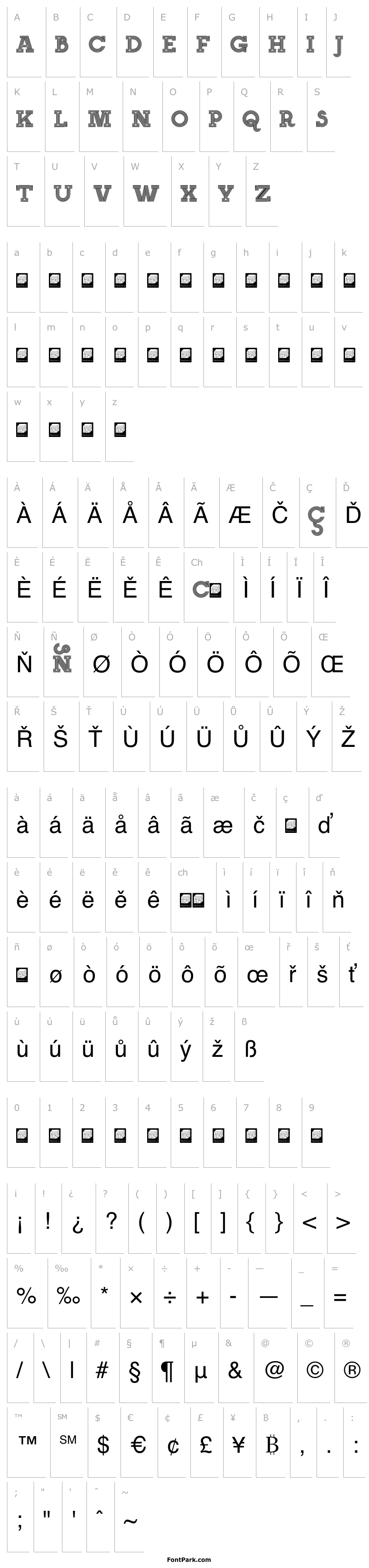 Přehled NEON SERIF