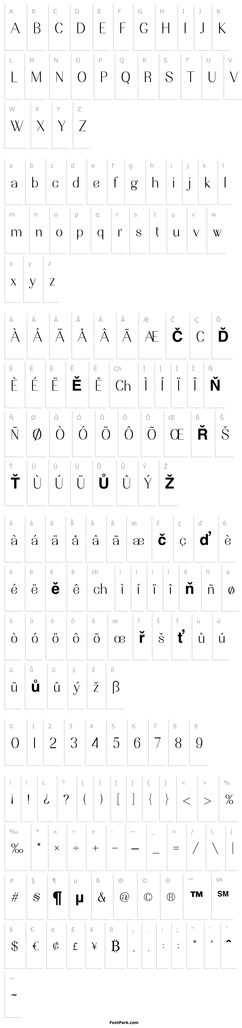 Přehled Nesans Semi Bold