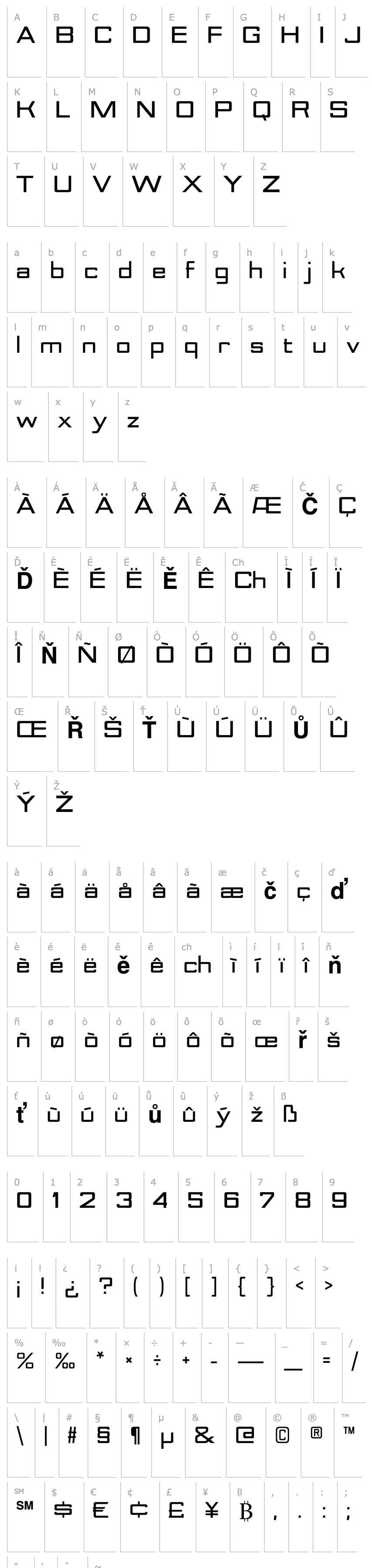 Overview NesobriteSeBl-Regular