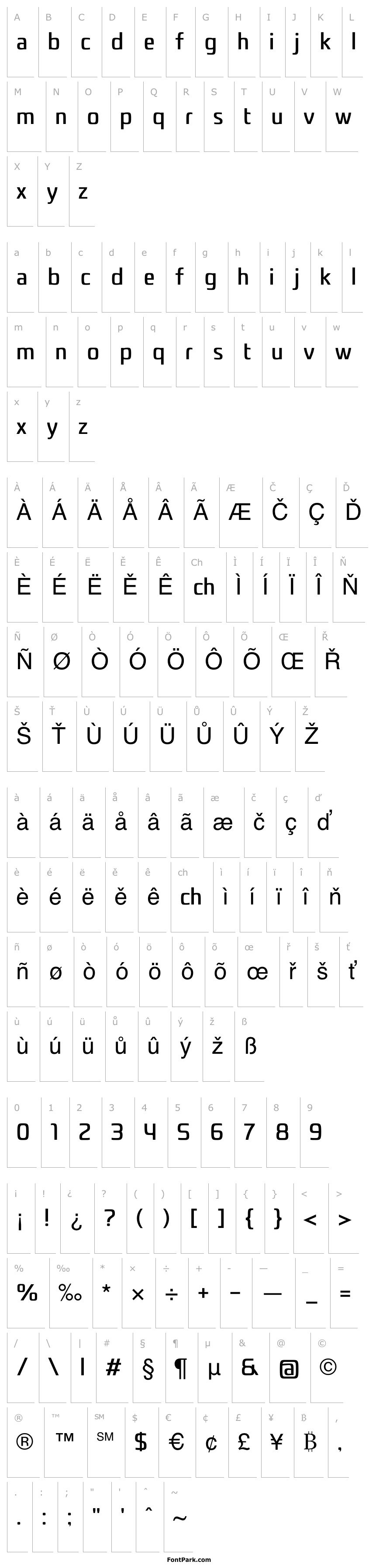 Overview nethsans-Regular