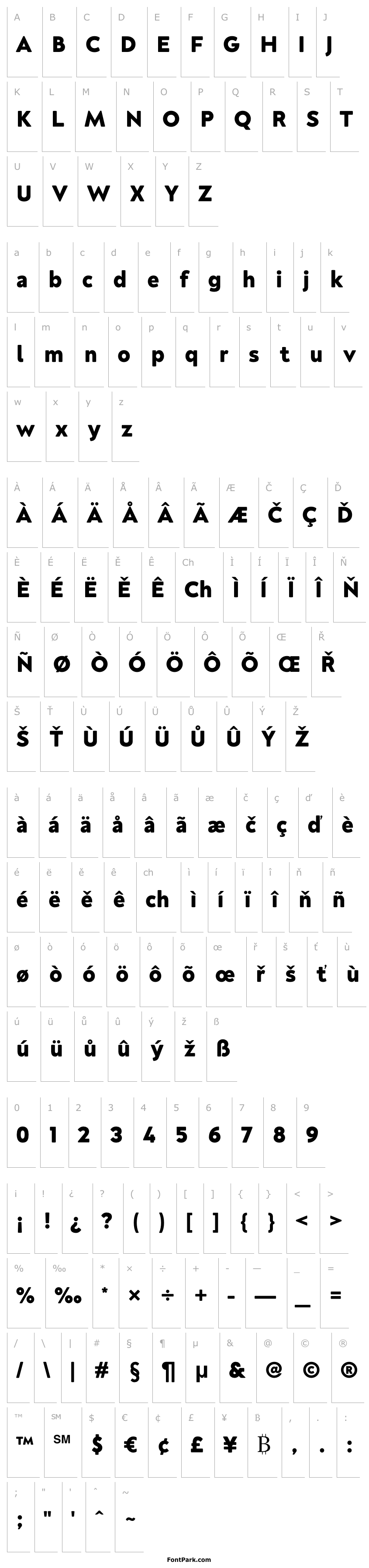 Overview Neufreit ExtraBold