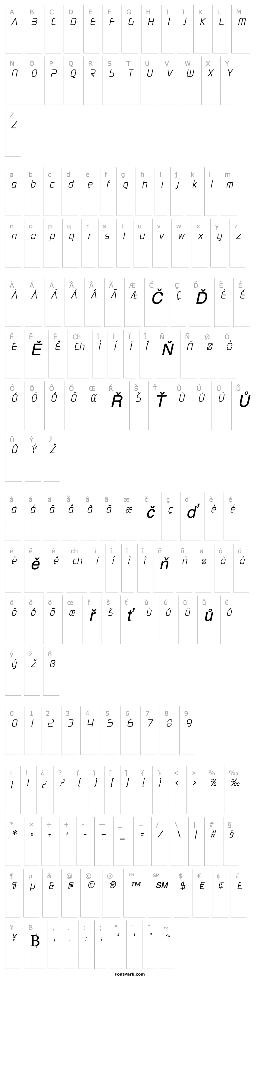 Overview Neuropol Nova Cnd Lite Italic