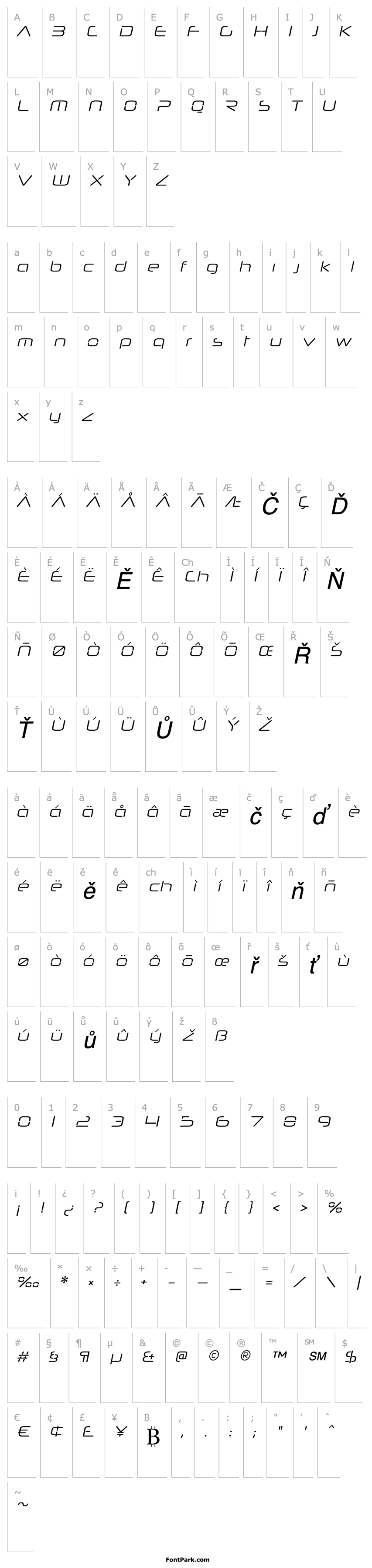 Overview Neuropol Nova Xp Lt Italic