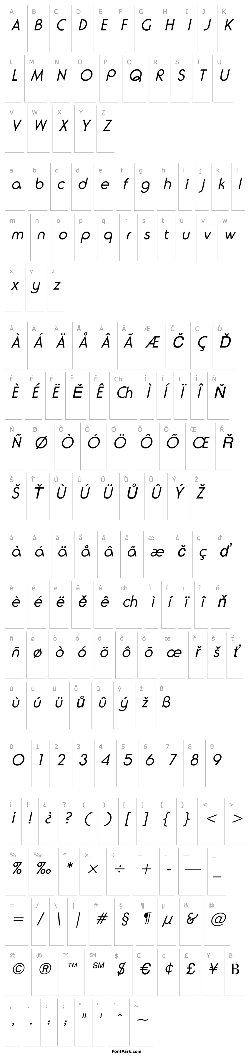 Overview NeuseLightSSK Italic