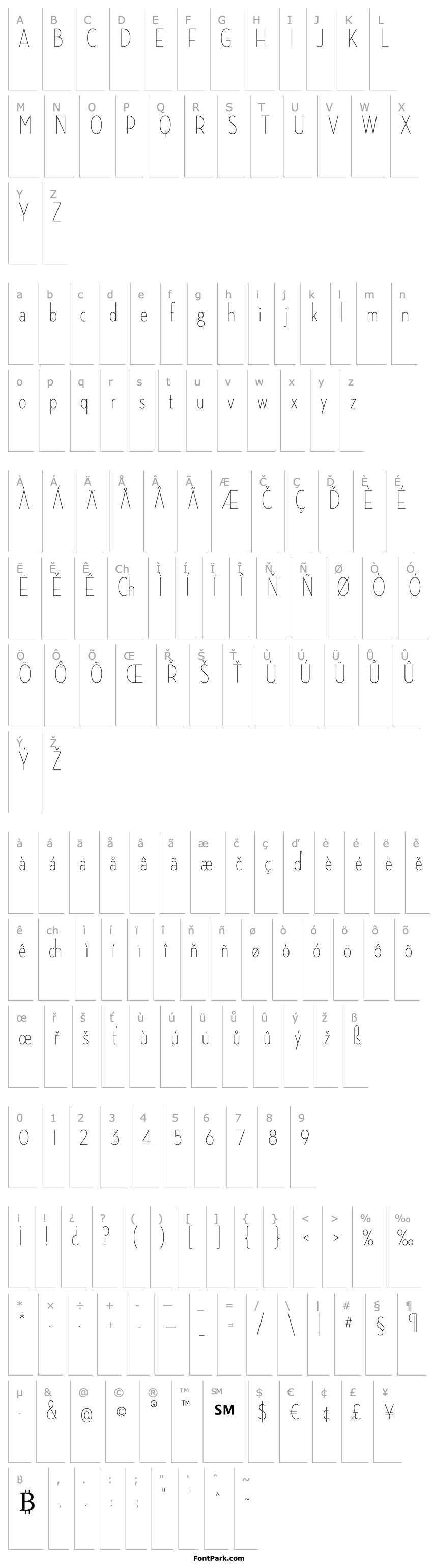 Overview NeutrafaceCondensed-Thin