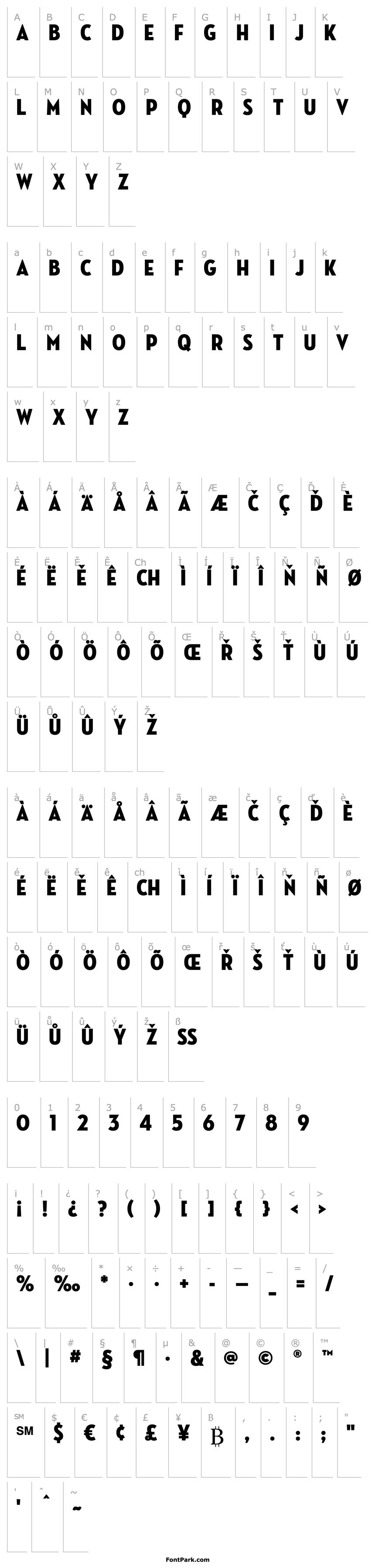 Overview NeutrafaceCondensed-Titling