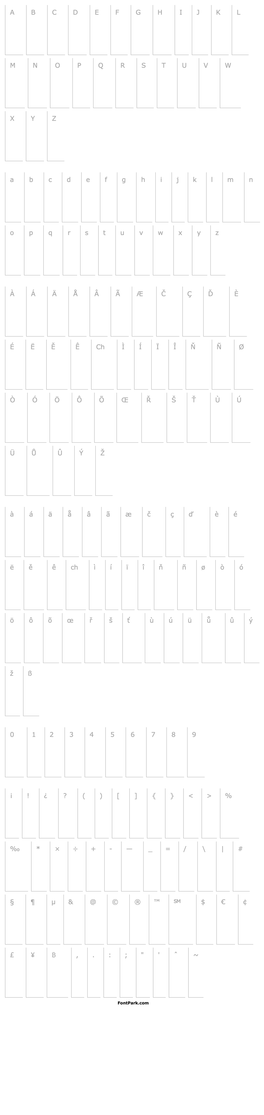 Overview NeutrafaceCondensedPS-LightAlt