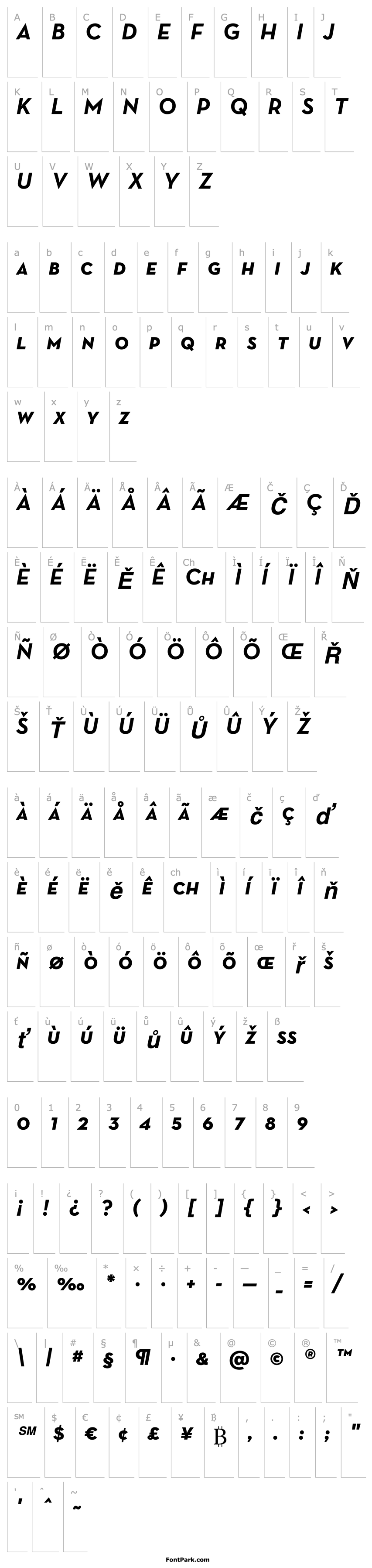 Overview NeutraText-BoldSCItalic