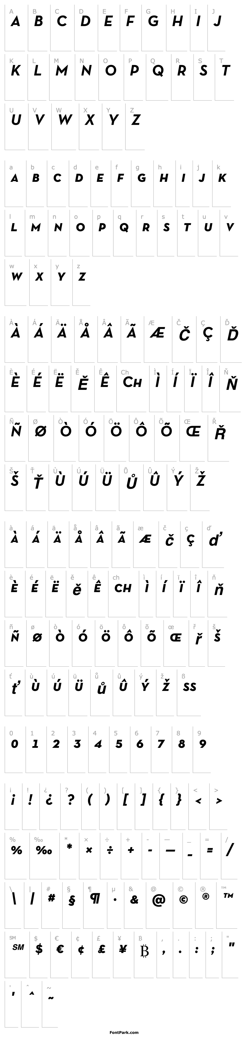 Overview NeutraTextTF-BoldSCItalic