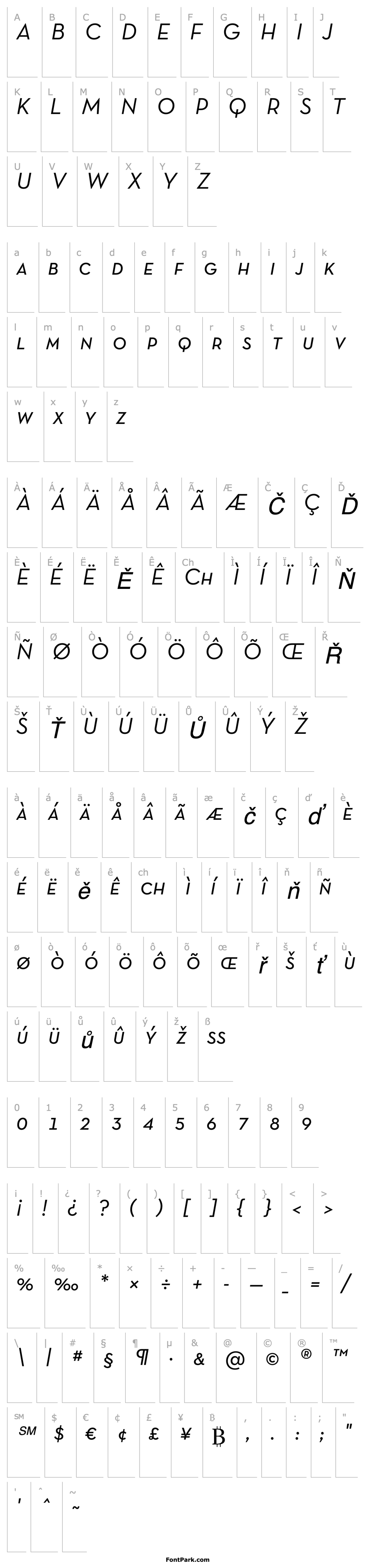 Overview NeutraTextTF-BookSCItalicAlt