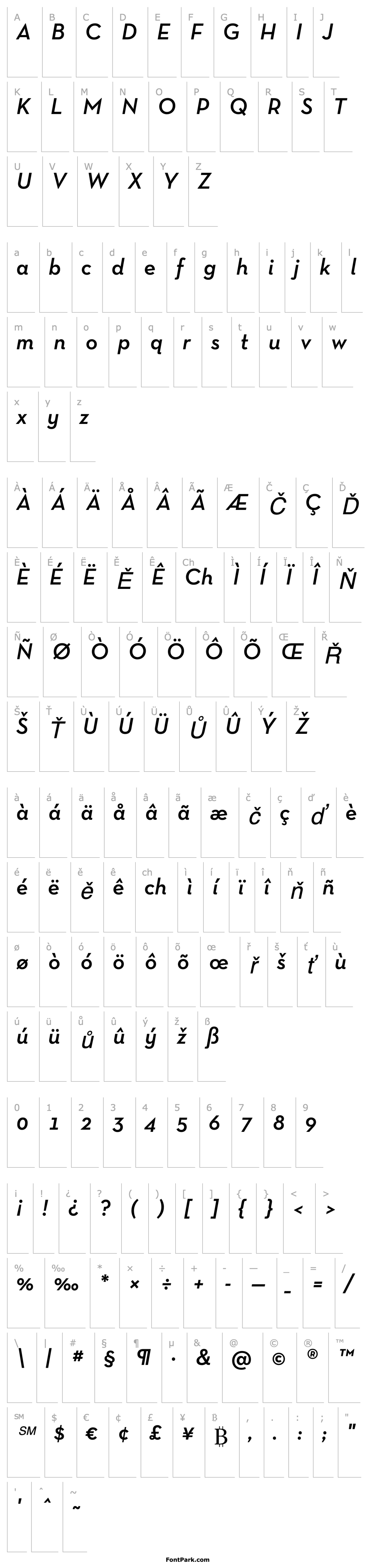 Přehled NeutraTextTF-DemiItalic