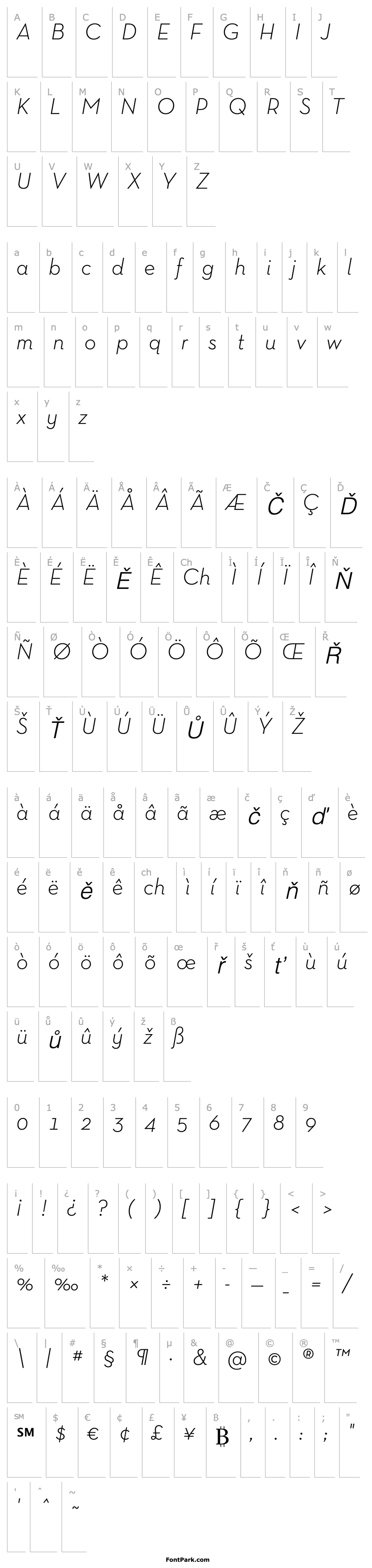 Přehled NeutraTextTF-LightItalic