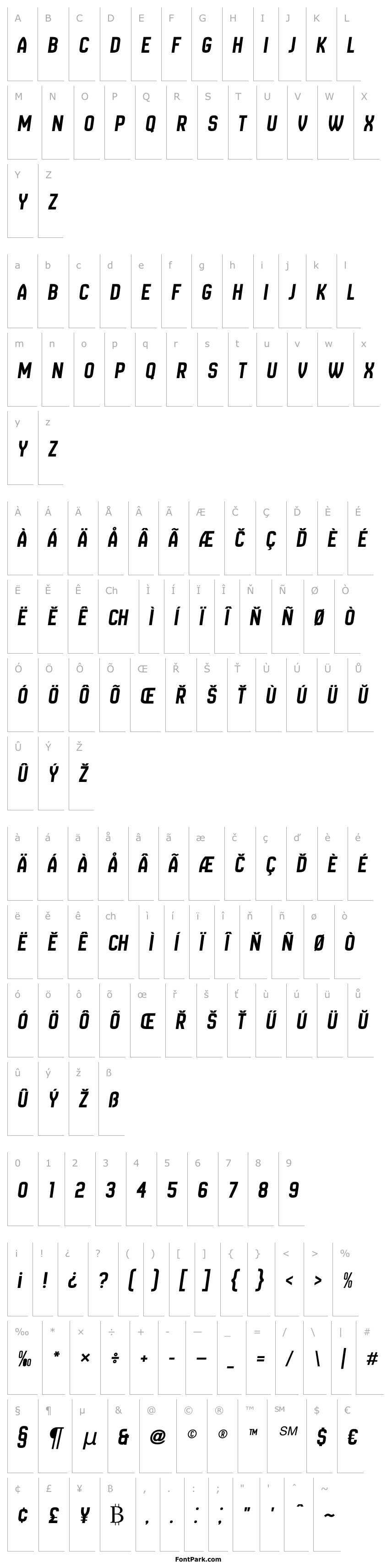 Overview New Amsterdam Italic