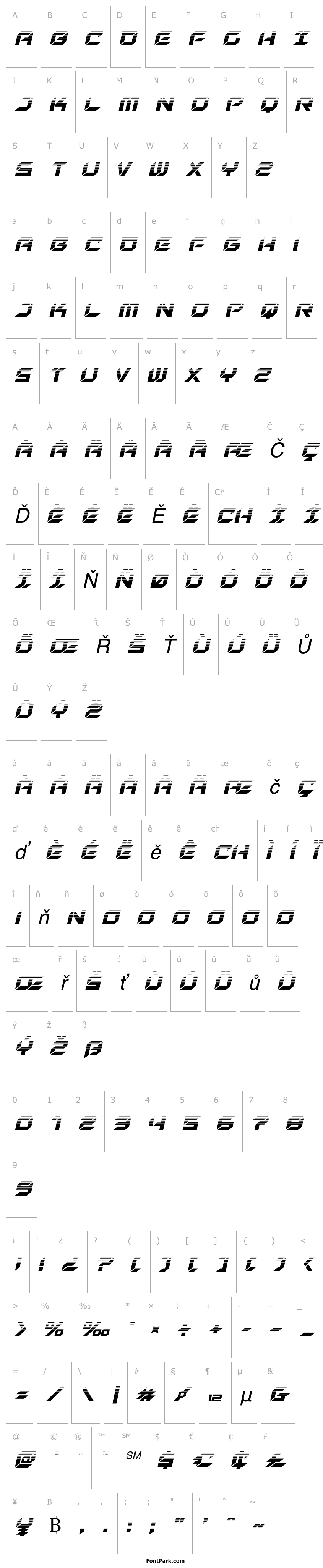 Overview New York Escape Halftone Italic