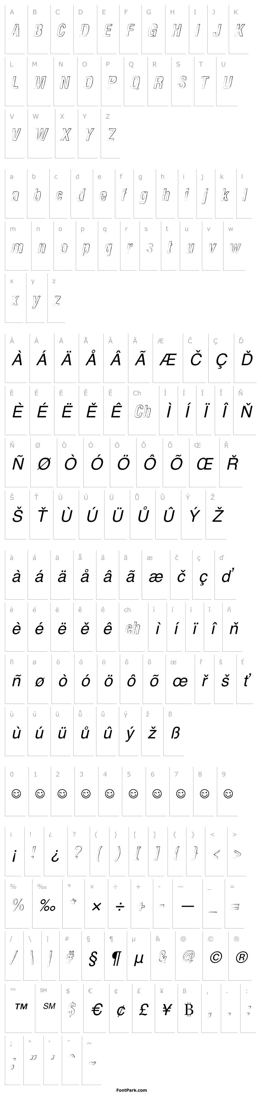 Overview Newside FP Outline Alternate Italic