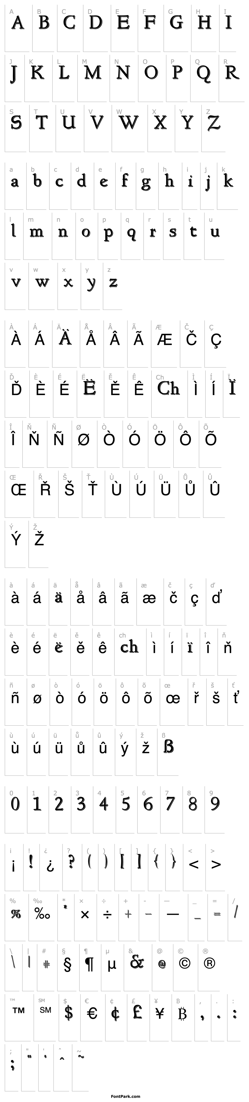 Overview NewStyle Embossed