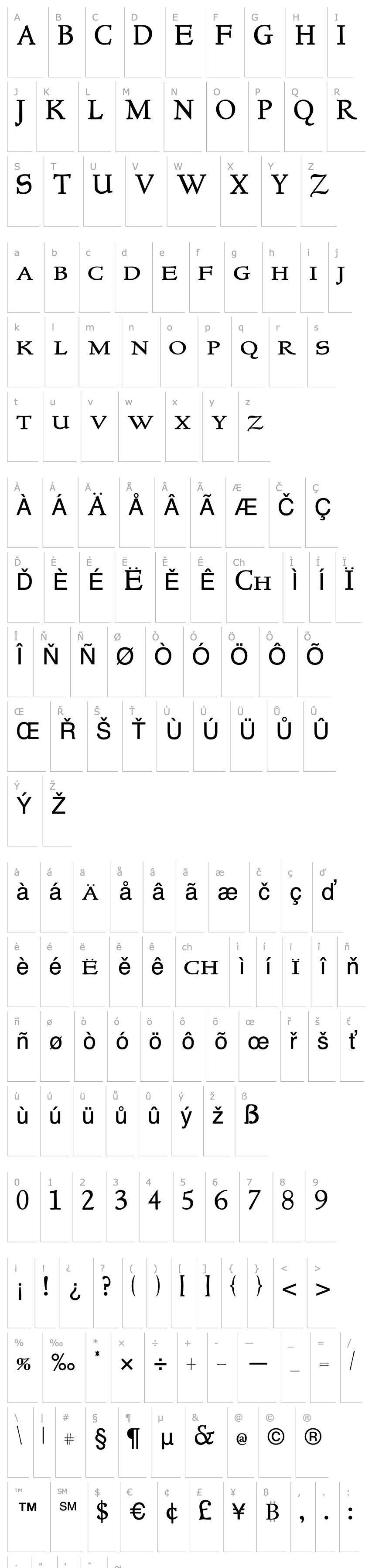 Overview NewStyleSmallCaps