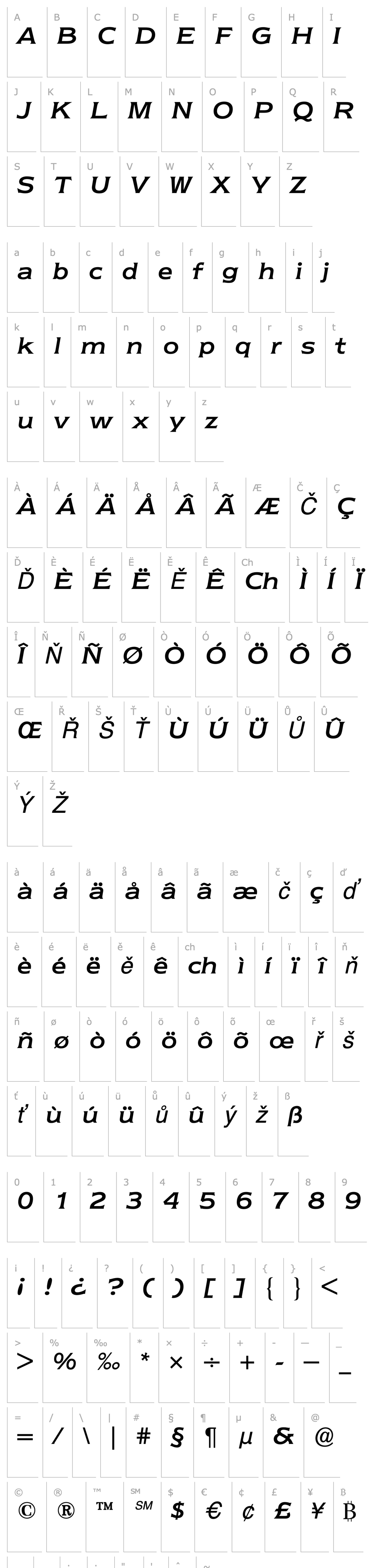 Overview NewtextBQ-RegularItalic