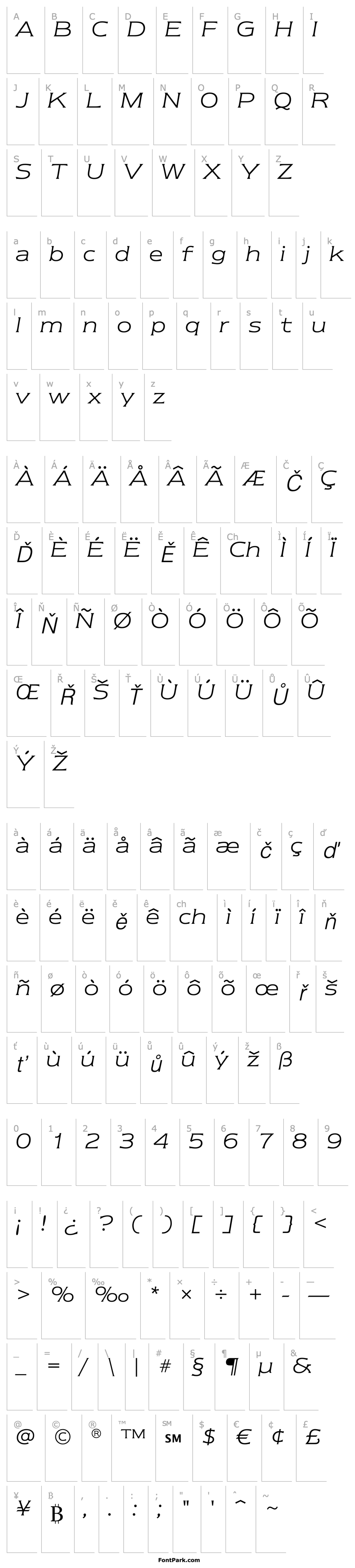 Přehled NewtextITCStd-LightItalic