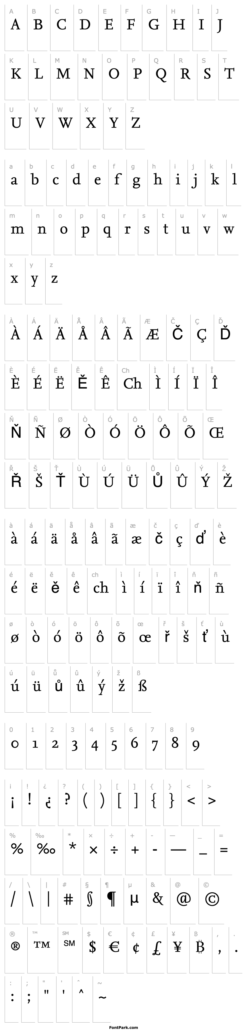 Overview NexusSerif-Regular