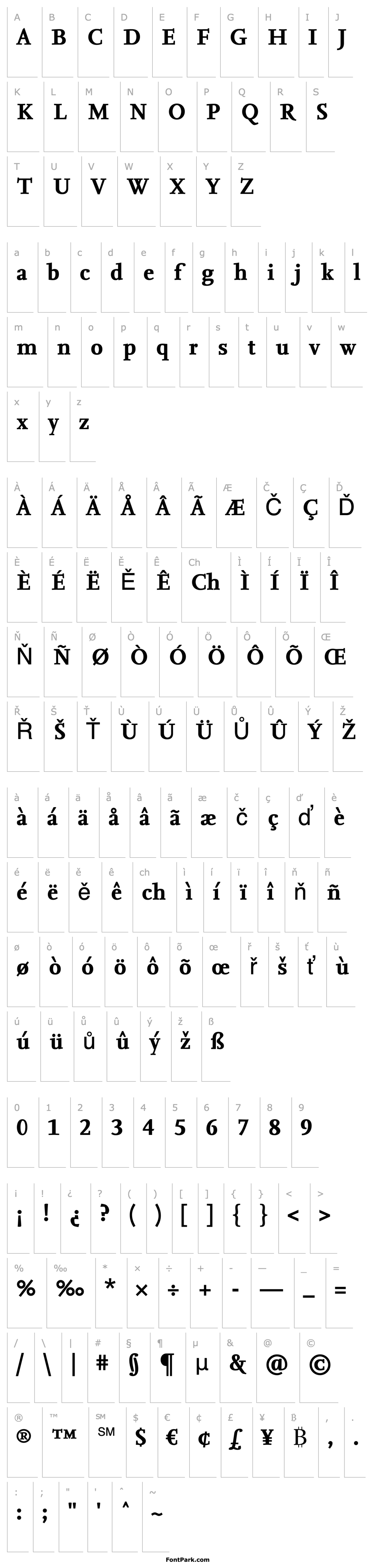 Overview NexusSerifTF-Bold