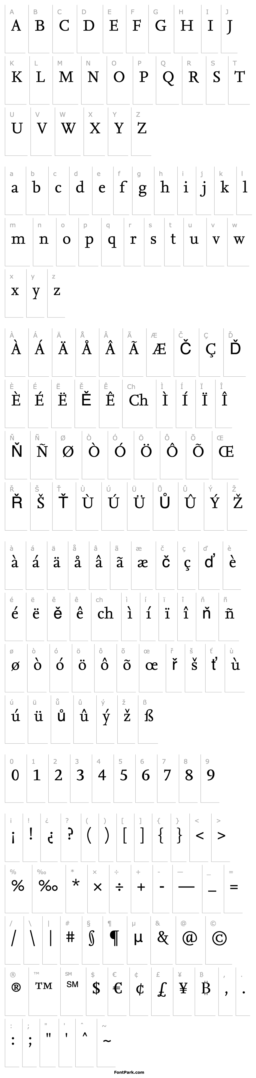 Overview NexusSerifTF-Regular