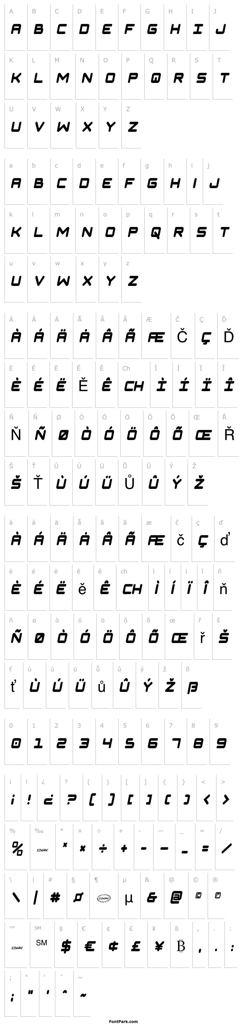 Přehled NGC 292 Condensed Semi-Italic