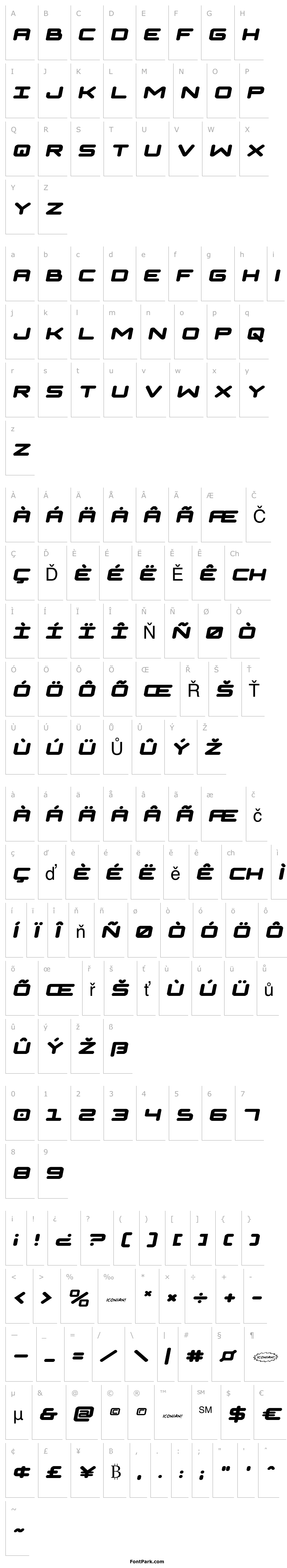 Přehled NGC 292 Expanded Semi-Italic