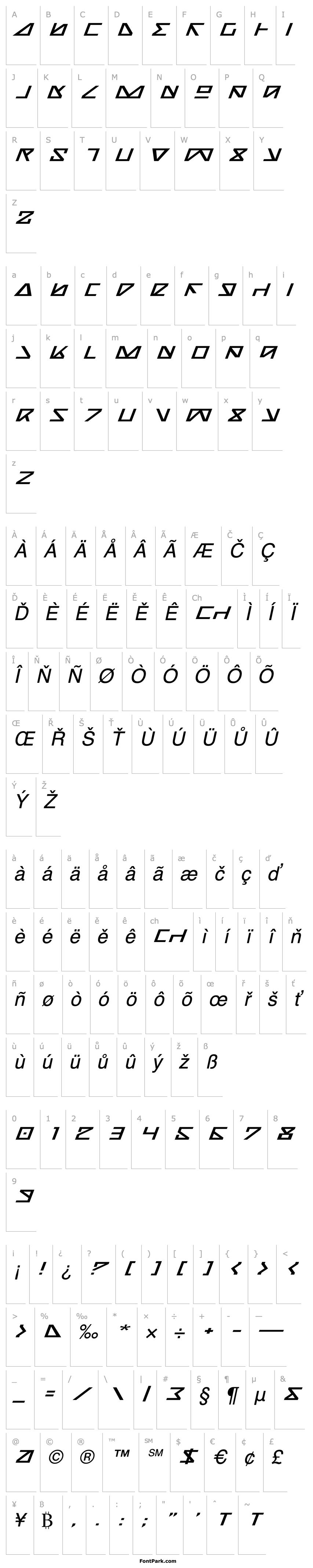 Overview Nick Turbo Expanded Italic