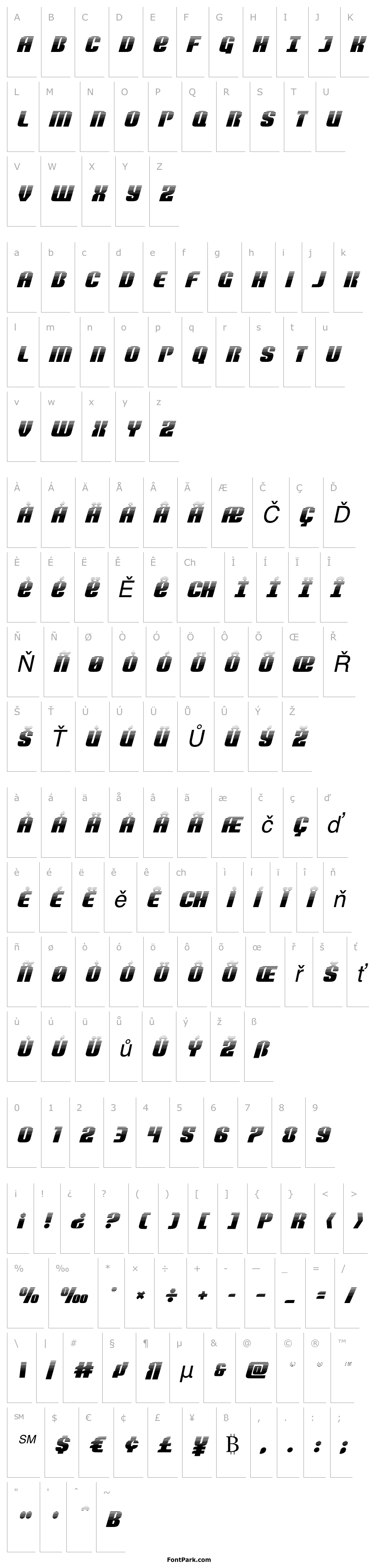 Přehled Nightwraith Halftone Italic
