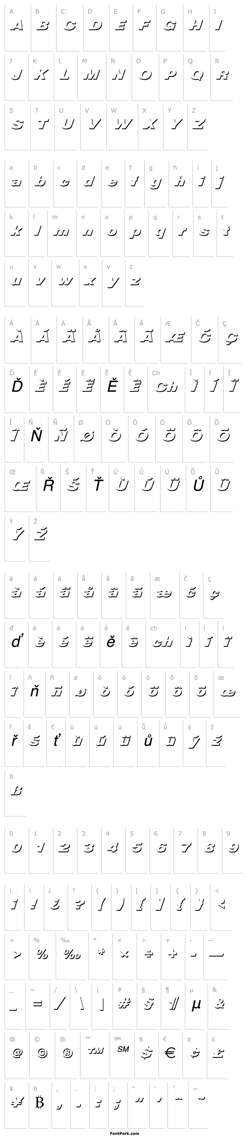 Overview Nimbus_Sans_Becker_DiaOnlShaD