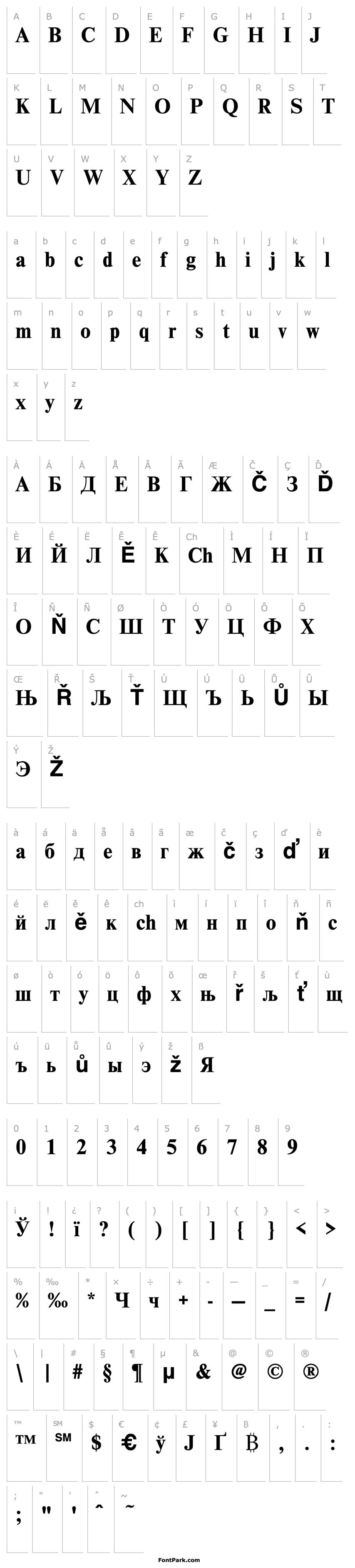 Overview NimbusRomDCY Bold