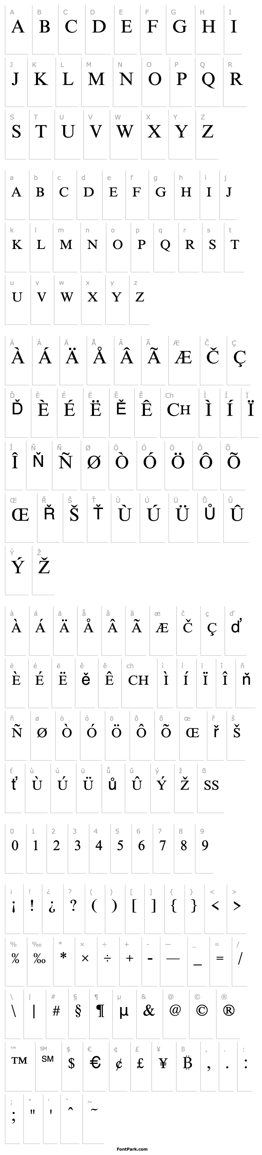 Přehled NimbusRomNo9DCDReg