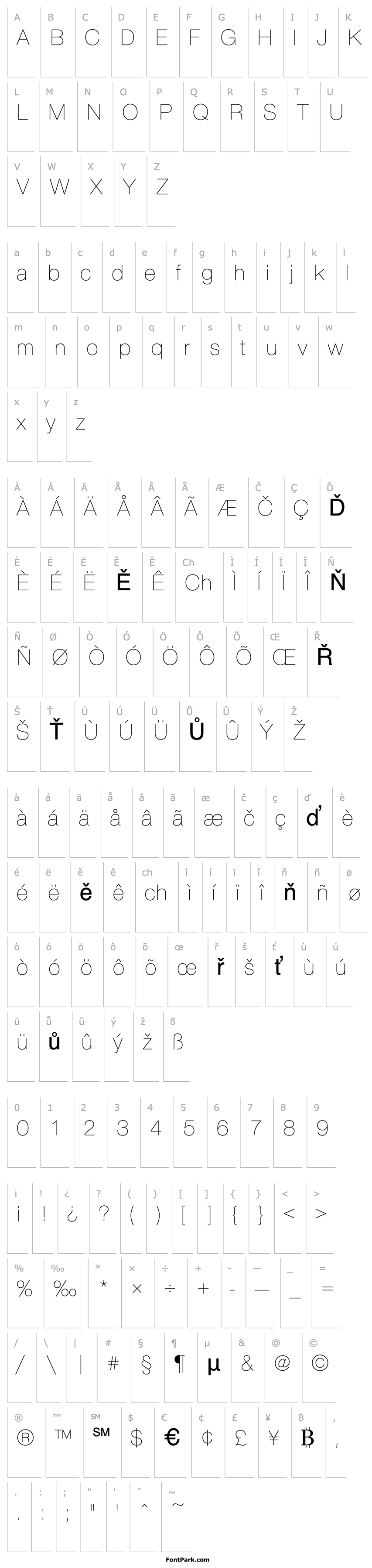 Overview NimbusSanNovTUltLig