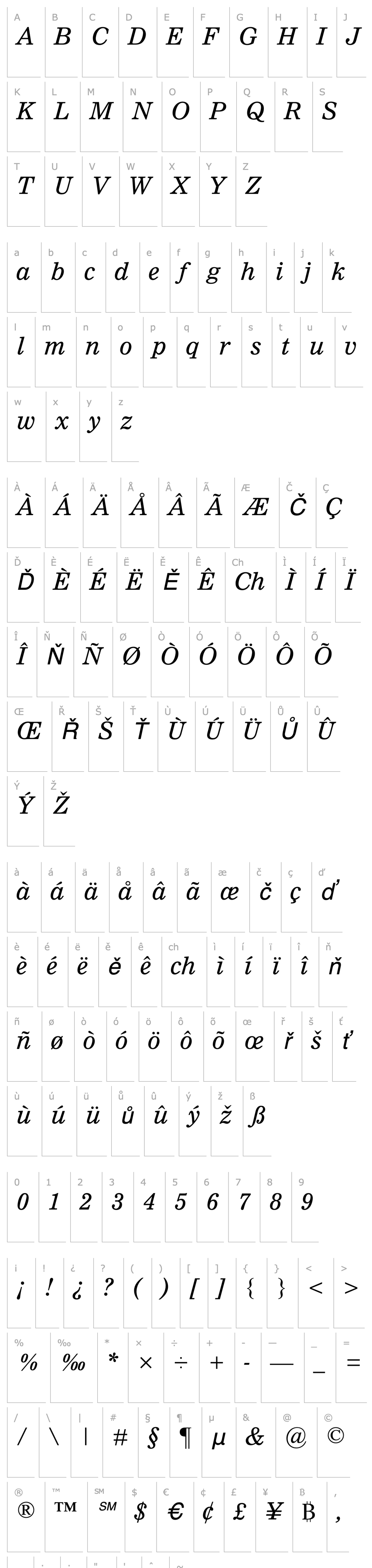 Overview NimrodMT-Italic