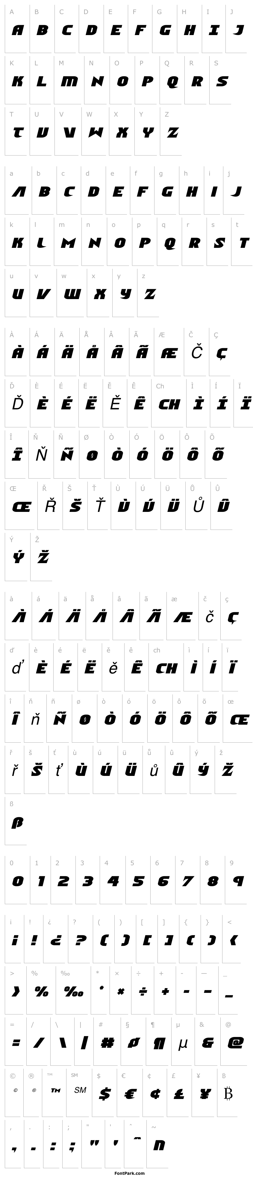 Overview Ninja Garden Semi-Italic
