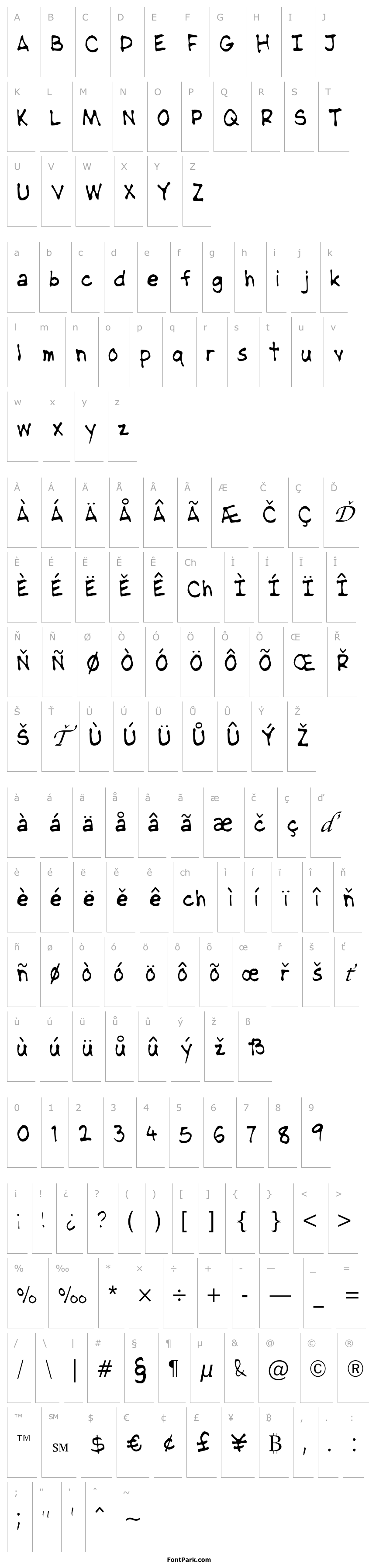 Overview NipCen's Handwriting Light