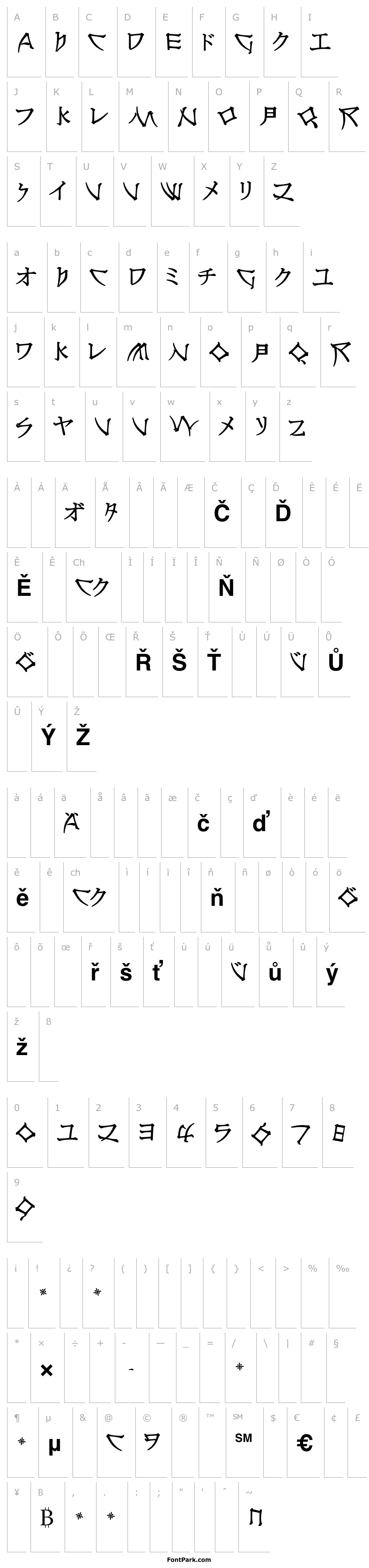 Overview NipponLatin-Bold