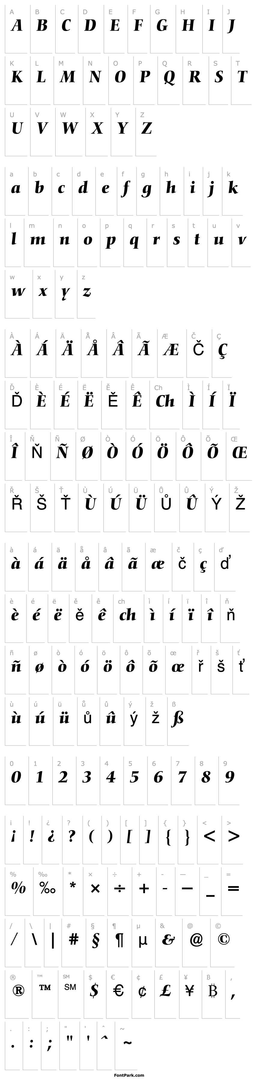 Overview NofretBQ-MediumItalic