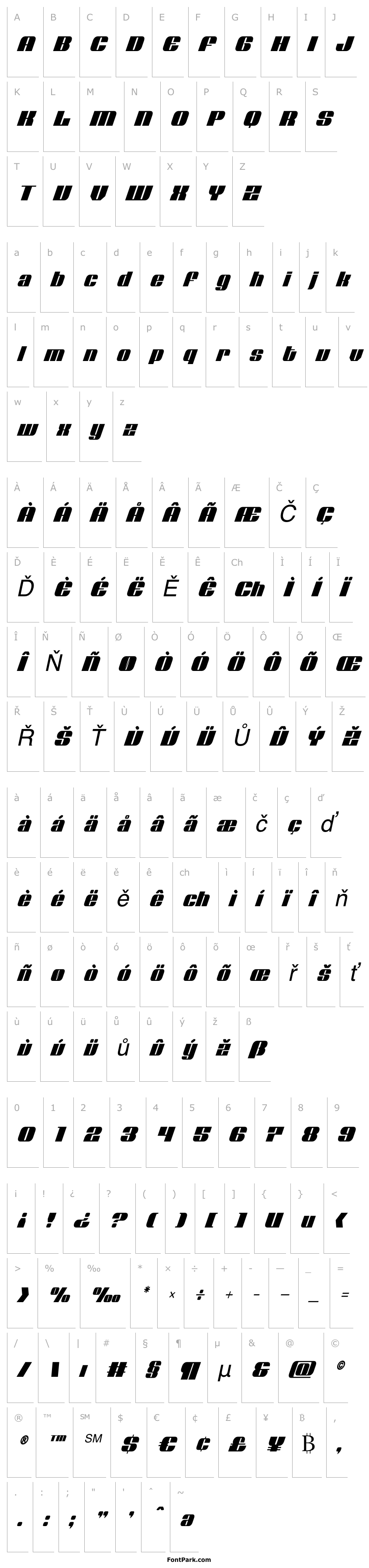 Přehled Nolo Contendre Condensed Italic