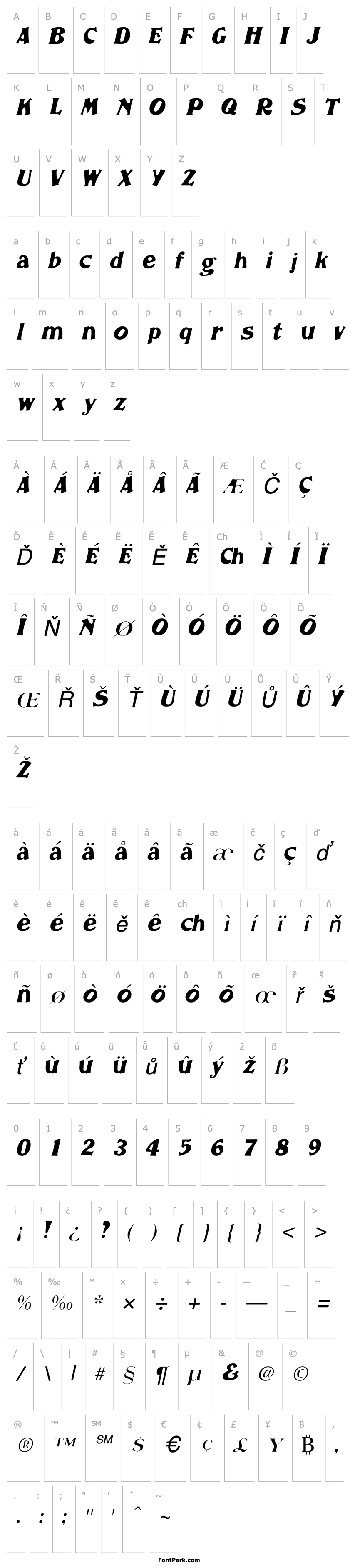 Overview NomadSSK Italic