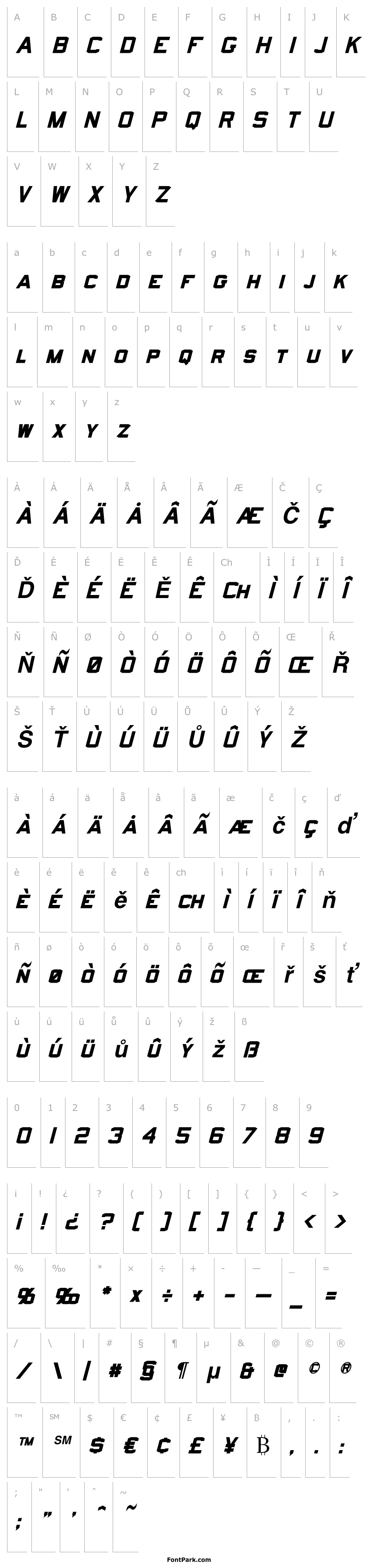 Overview Norfolk Bold Italic